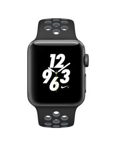 Watch Series 3 Aluminum (38mm), Space Gray, Black Sport Band