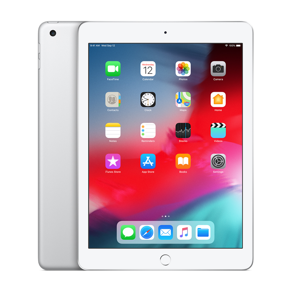 Begagnad iPad 6 Wi-Fi 32GB Silver - 32GB