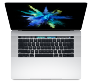 MacBook Pro 15" Touch Bar Mid 2018 (Intel 6-Core i7 2.6 GHz 16 GB RAM 512 GB SSD), Silver, Intel 6-Core i7 2.6 GHz, 16 GB RAM, 512 GB SSD