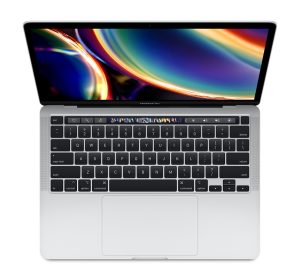 MacBook Pro 13" 4TBT Mid 2020 (Intel Quad-Core i5 2.0 GHz 16 GB RAM 4 TB SSD), Silver, Intel Quad-Core i5 2.0 GHz, 16 GB RAM, 4 TB SSD