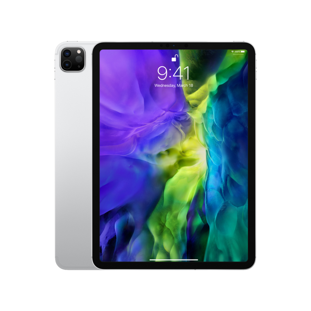 Begagnad iPad Pro 11" Wi-Fi + Cellular (2nd Gen) 256GB Silver - 256GB