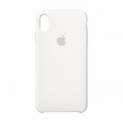 Silicone Case With Apple Logo - white Silicone Case With Apple Logo - white