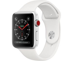 Watch Series 3 Aluminum Cellular (42mm), Space Gray, Black Sport Band