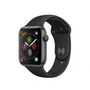 Watch Series 4 Aluminum (40mm), Silver, Black Sport Band Watch Series 4 Aluminum (40mm), Silver, Black Sport Band