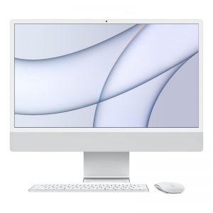 iMac 24" M1 2021 (Apple M1 3.2 GHz 8 GB RAM 256 GB SSD 8-Core), Silver, Apple M1 3.2 GHz, 8 GB RAM, 256 GB SSD, 8-Core