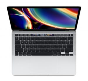 MacBook Pro 13" 4TBT Mid 2020 (Intel Quad-Core i7 2.3 GHz 16 GB RAM 1 TB SSD), Silver, Intel Quad-Core i7 2.3 GHz, 16 GB RAM, 1 TB SSD