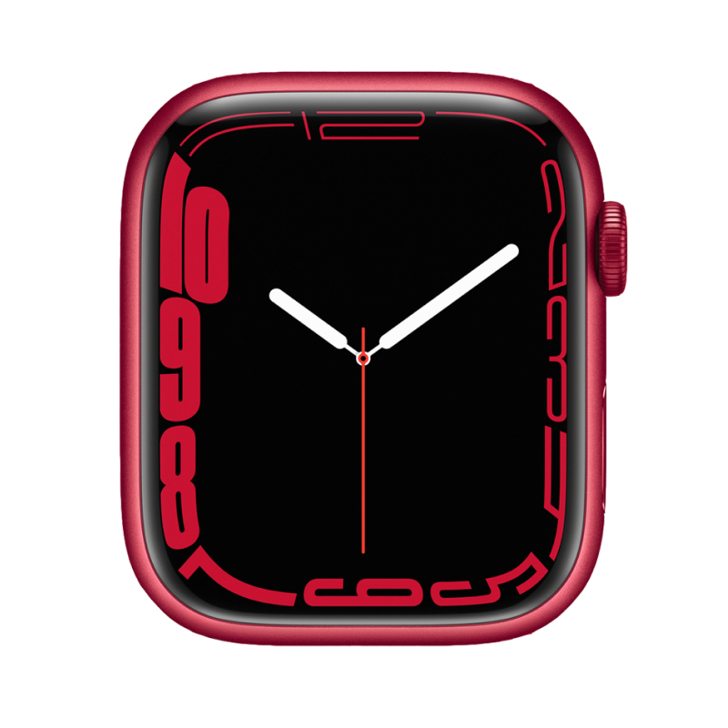 Begagnad Apple Watch Series 7 Aluminum (45mm) Red Red Braided Solo Loop