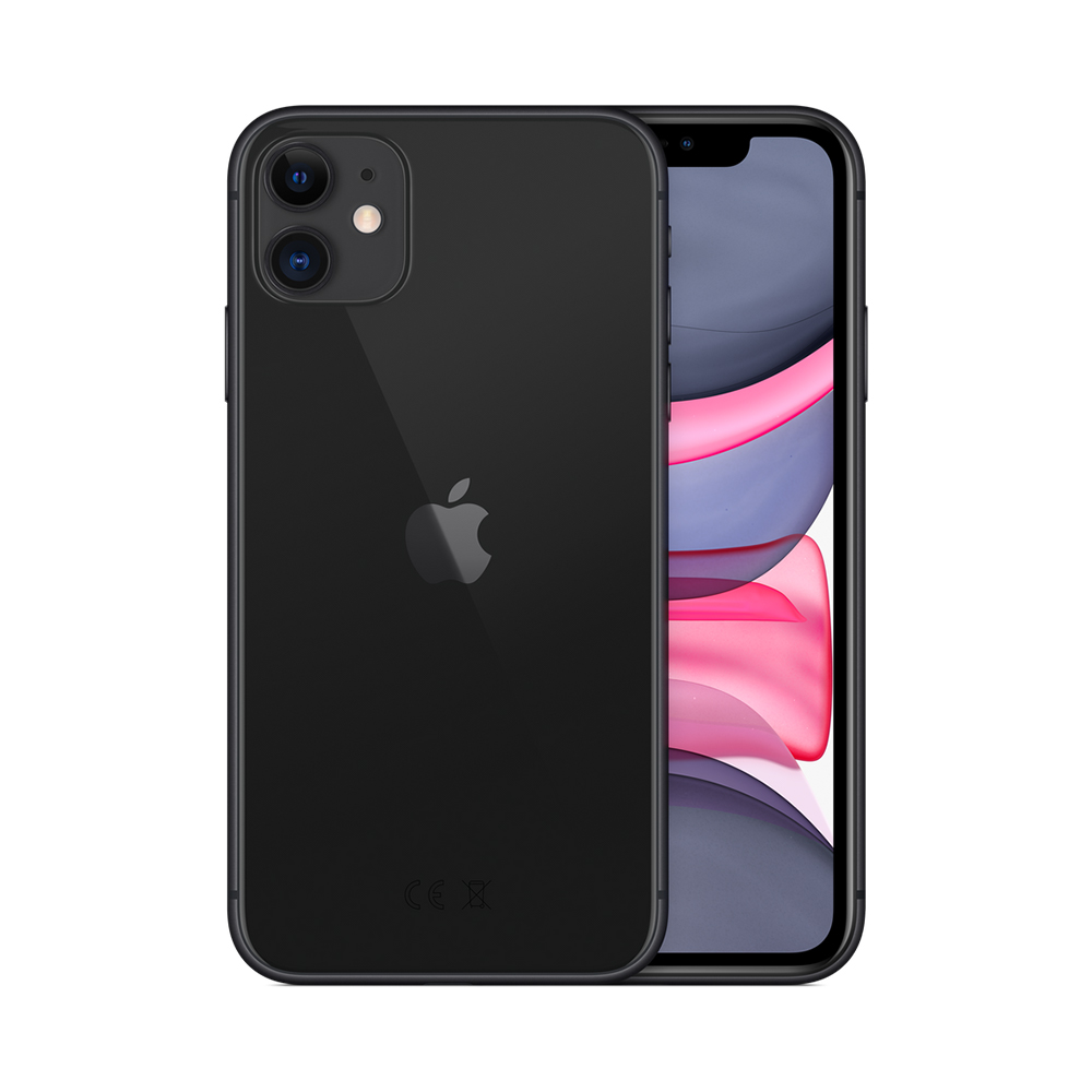 Begagnad iPhone 11 128GB Black - 128GB - Svart