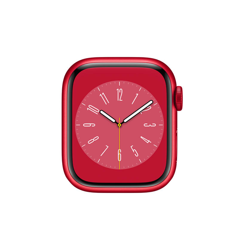 Begagnad Apple Watch Series 8 Aluminum Cellular (41mm) Red Black Sport Band