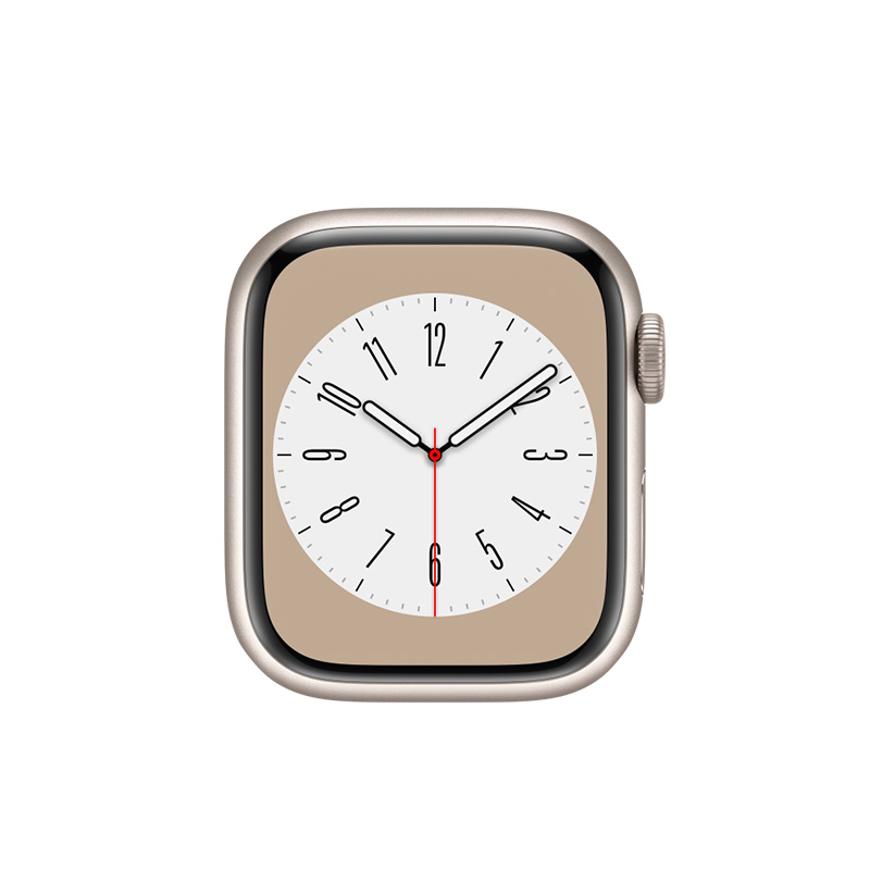 Begagnad Apple Watch Series 8 Aluminum (45mm) Starlight Starlight Sport Band