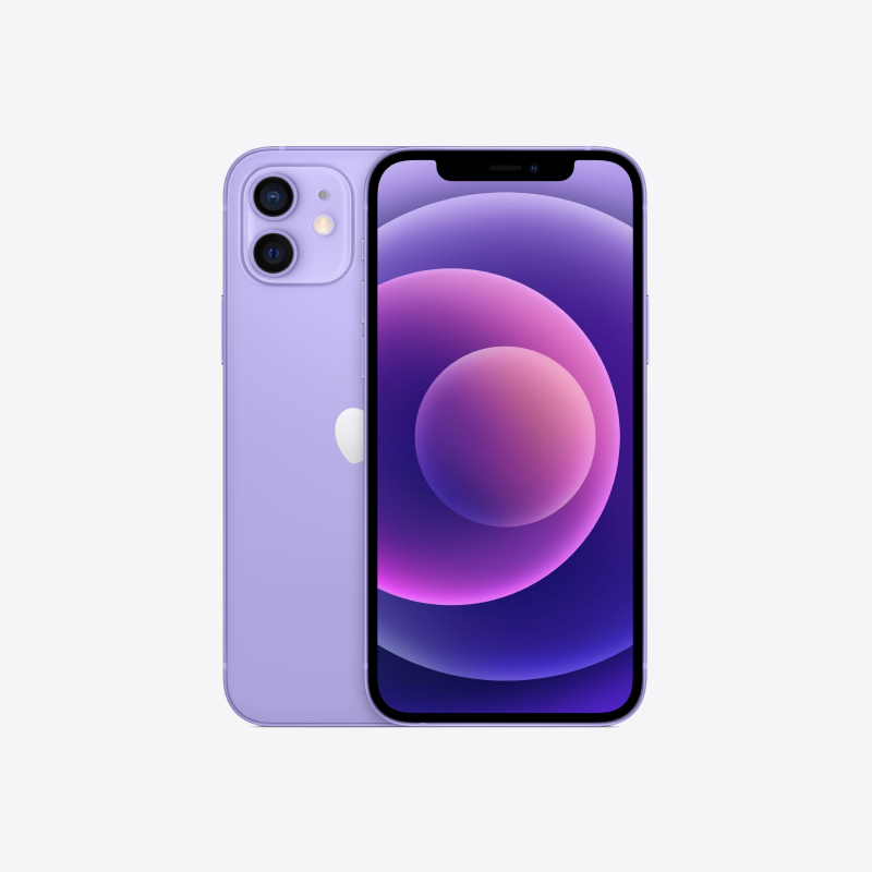 Begagnad iPhone 12 Mini 64GB Purple - 64GB - Purple