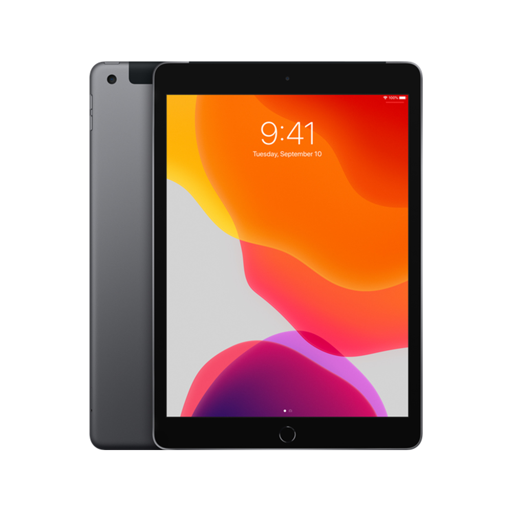 Begagnad iPad 7 Wi-Fi + Cellular 128GB Space Gray - 128GB