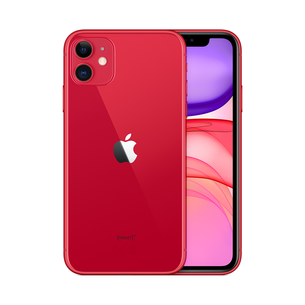 Begagnad iPhone 11 128GB Red - 128GB - Röd