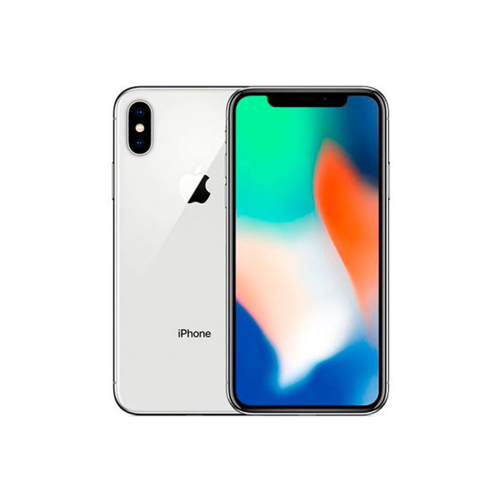 Begagnad iPhone X 64GB Silver - 64GB - Silver