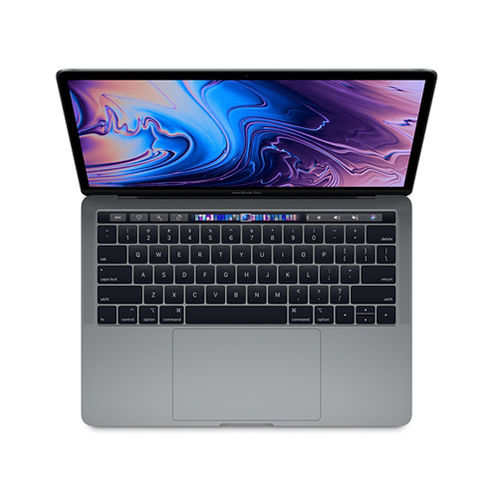 Begagnad MacBook Pro 13" 4TBT Mid 2018 (Intel Quad-Core i7 2.7 GHz, 16 GB RAM, 512 GB SSD) Space Gray 2018 16 GB RAM - 512 GB SSD