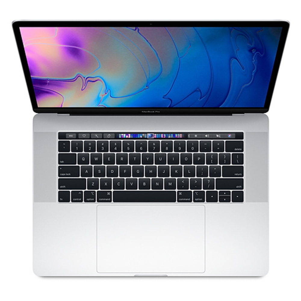 Begagnad MacBook Pro 15" Touch Bar Mid 2018 (Intel 6-Core i7 2.2 GHz, 16 GB RAM, 512 GB SSD) Silver 2018 16 GB RAM - 512 GB SSD