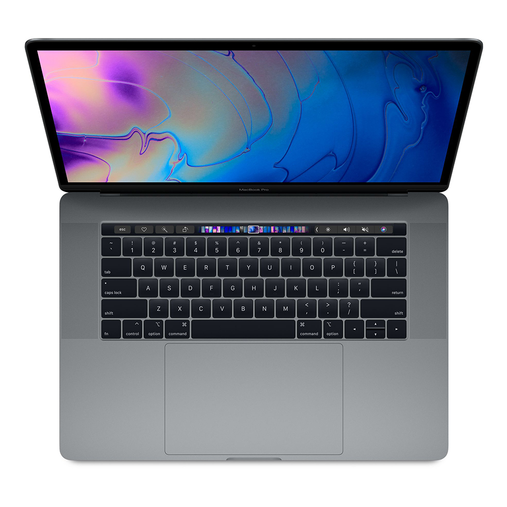 Begagnad MacBook Pro 15" Touch Bar Mid 2019 (Intel 8-Core i9 2.4 GHz, 32 GB RAM, 512 GB SSD) Space Gray 2019 32 GB RAM - 512 GB SSD