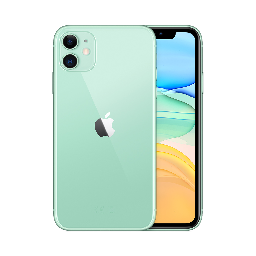 Begagnad iPhone 11 64GB Green - 64GB - Green