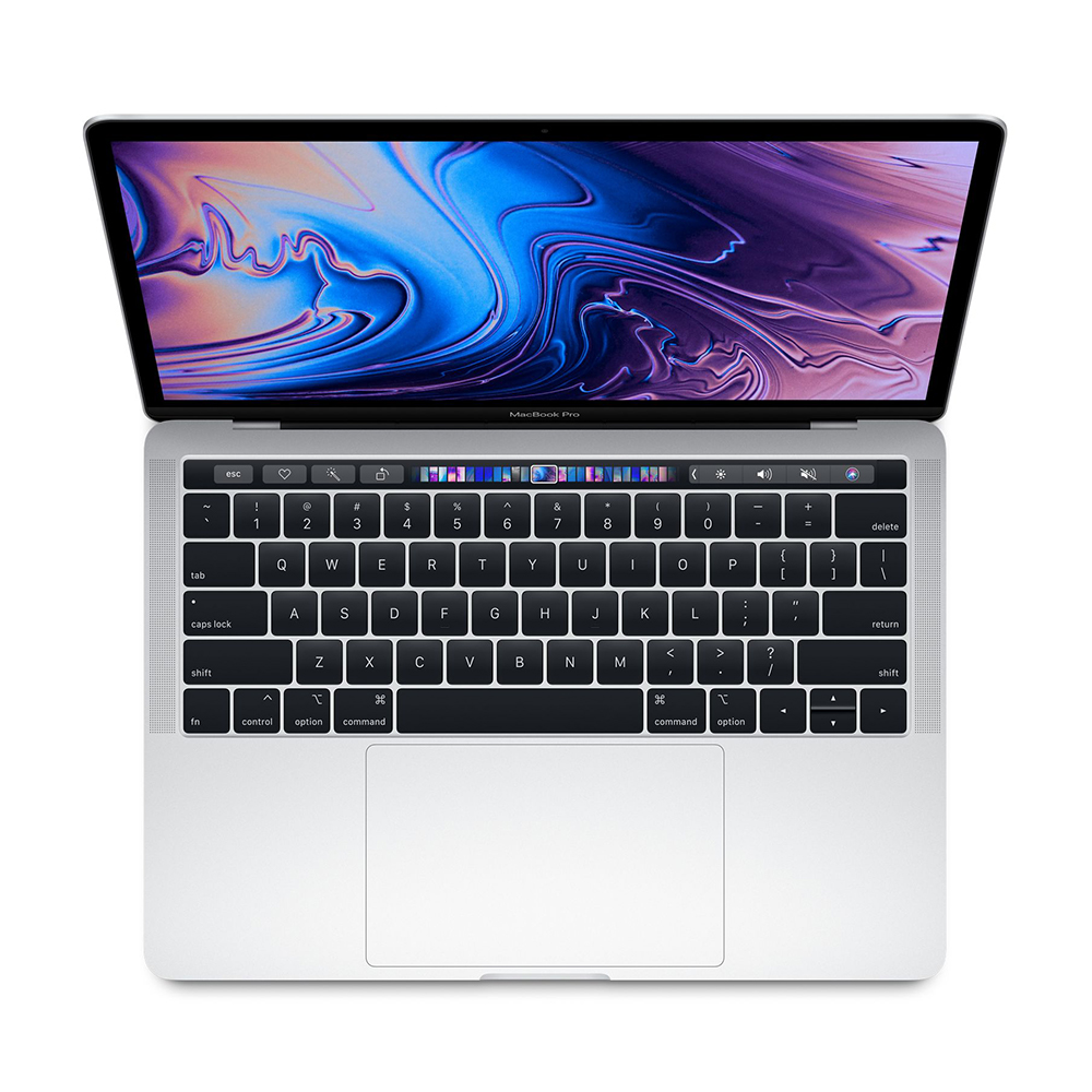 Begagnad MacBook Pro 13" 4TBT Mid 2019 (Intel Quad-Core i7 2.8 GHz, 16 GB RAM, 256 GB SSD) Silver 2019 16 GB RAM - 256 GB SSD