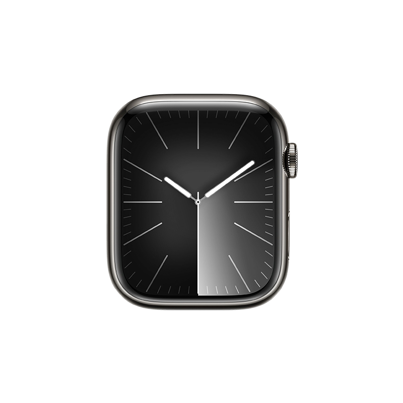 Begagnad Apple Watch Series 9 Steel Cellular (45mm) Graphite Black Sport Band