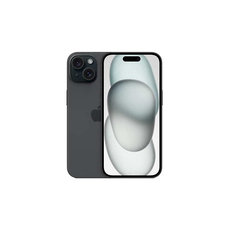 Begagnad iPhone 15 Dual eSIM 128GB Black - 128GB - Svart