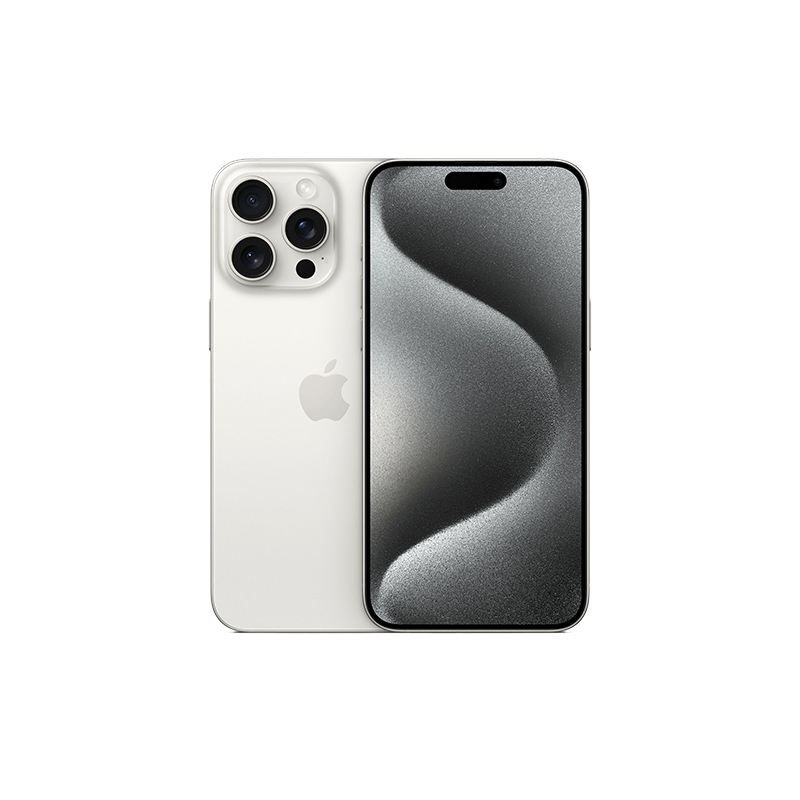 Begagnad iPhone 15 Pro Max Dual eSIM 256GB White Titanium - 256GB - White Titanium