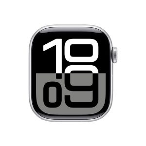Watch Series 10 Aluminum (42mm), Silver, White Sport Band