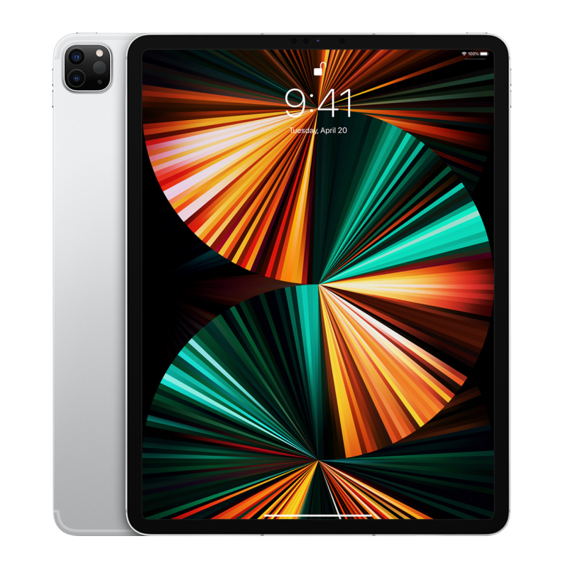 Begagnad iPad Pro 12.9" Wi-Fi M1 (5th Gen) 256GB Silver - 256GB