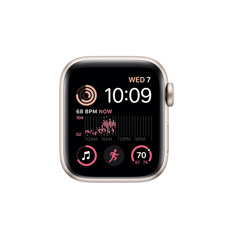 Begagnad Apple Watch SE (2nd Gen) (40mm) Starlight Stone Sport Band