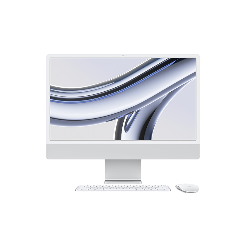 Begagnad iMac 24" M3 2023 (Apple M3 8-Core, 16 GB RAM, 256 GB SSD, 8-Core) Silver 16 GB RAM - 256 GB SSD