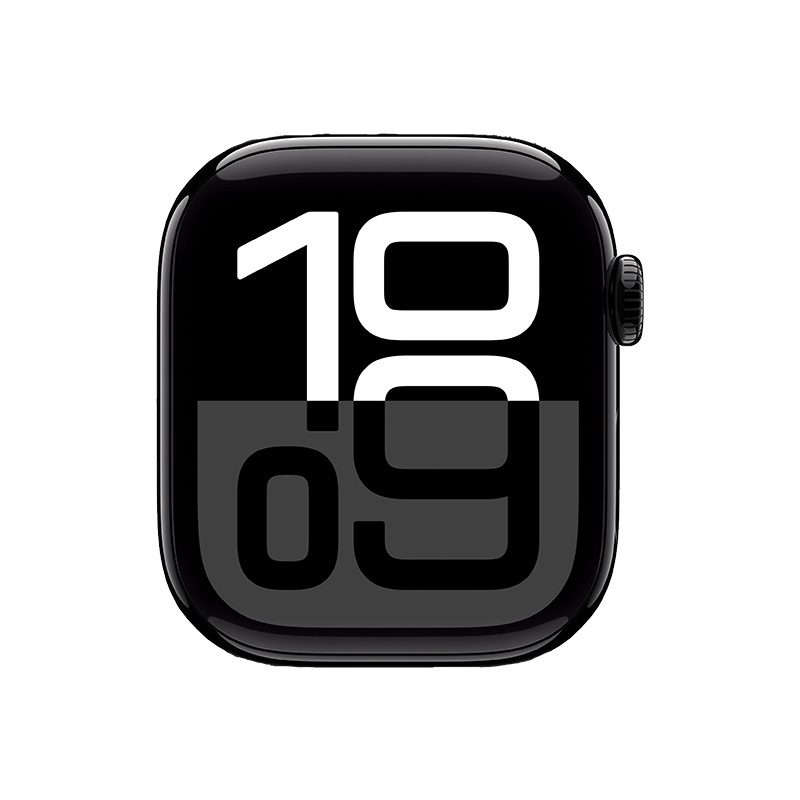 Begagnad Apple Watch Series 10 Aluminum (42mm) Jet Black Black Sport Band