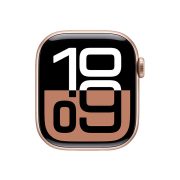 Watch Series 10 Aluminum (46mm), Rose Gold, Black Sport Band