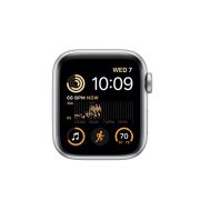 Watch SE (2nd Gen) (40mm), Silver, Black Sport Band