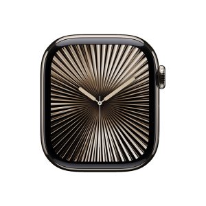 Watch Series 10 Titanium Cellular (46mm), Natural, Black Ocean Band