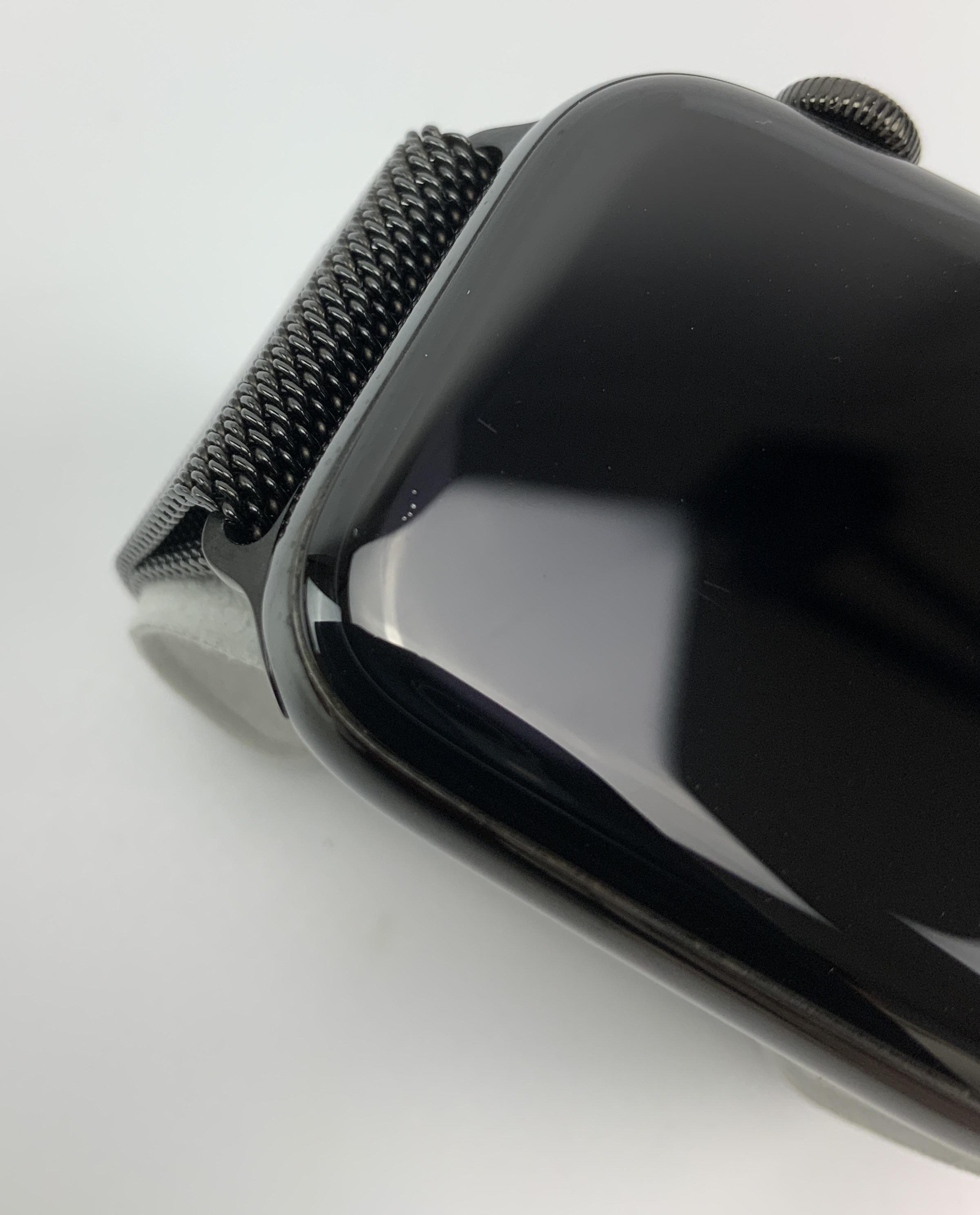 Watch Series 4 Steel Cellular (44mm), Space Black, Space Black Milanese Loop, imagen 4