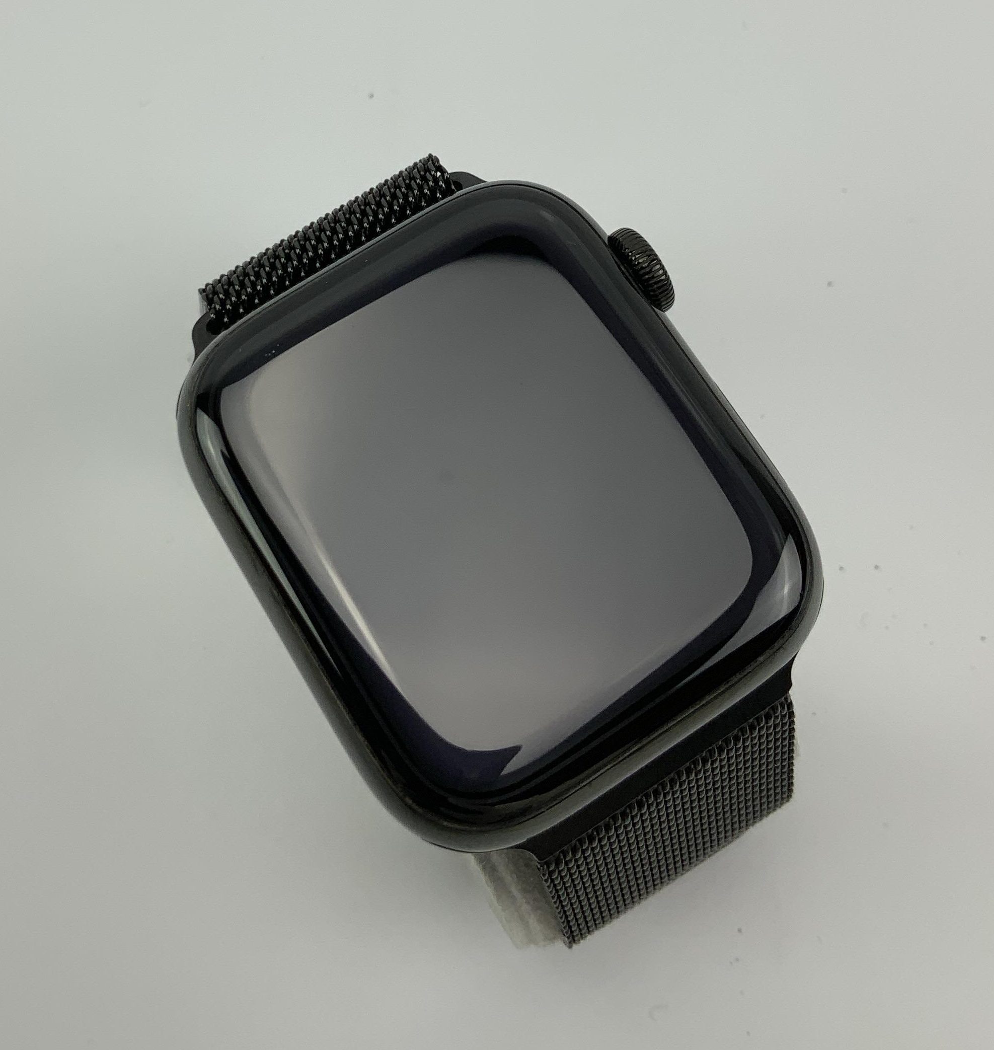 Watch Series 4 Steel Cellular (44mm), Space Black, Space Black Milanese Loop, immagine 3
